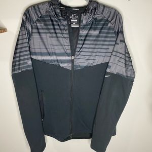 Nike running zip up hoodie